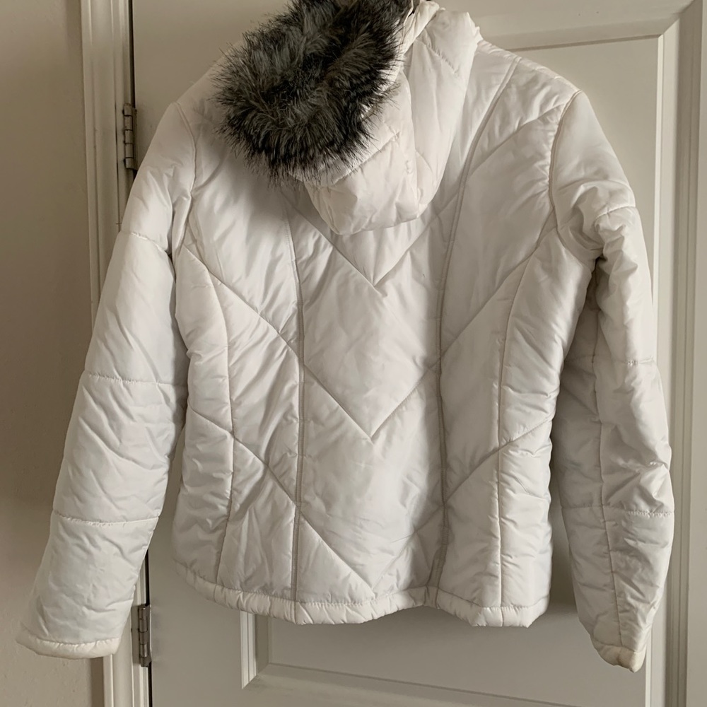 Columbia White Winter Jacket